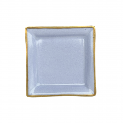 Vuotatasche piccolo o posacenere in porcellana di Limoges Glicine viola azzurro elegante e personalizzabile